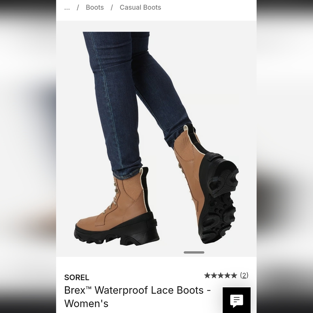 Sorel Brex Waterproof Lace Winter Boots
